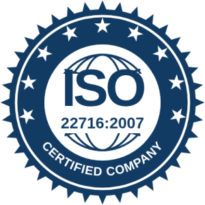 ISO 22716:2007 Certified Company